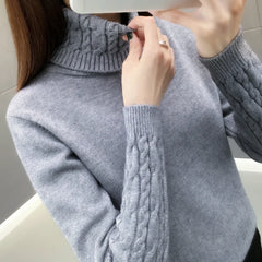 Gorgeous Luxury Fashion Women Unique Pullovers Turtleneck Sweaters