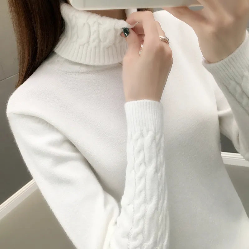Gorgeous Luxury Fashion Women Unique Pullovers Turtleneck Sweaters