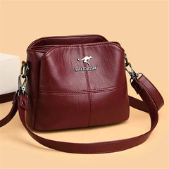Luxury High Quality Women Embroidery Tote Bag Leather Should Crossbody Handbags