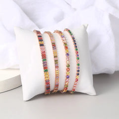 Rainbow Zircon Bracelet 