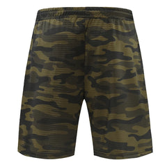 High Quality Men Sports Shorts Camouflage Zipper Pocket Mesh Quick Dry Training Fitness Five Pants Breathable Shorts