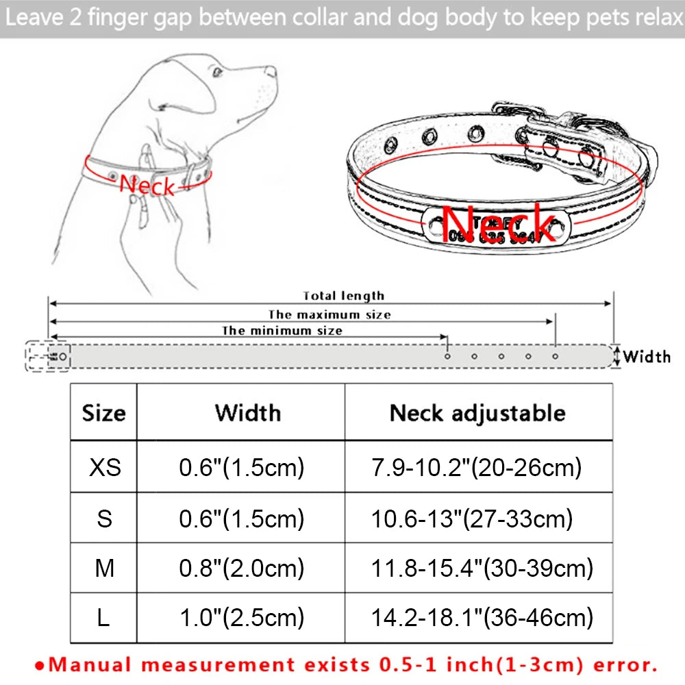 Personalized Pet Collar with ID Tags Adjustable: High-Quality Fiber Material with Rhinestone Bling Charms for Loving Pets
