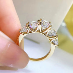 Gorgeous Brilliant 3CT VVS1/D Moissanite Engagement Ring | GRA Certificate