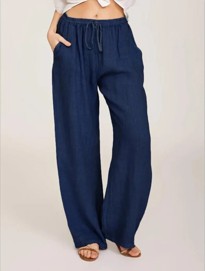 Women's Casual Cotton Hemp Pants