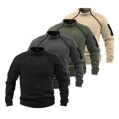 High Quality Men's Tactical Outdoor Windproof Thermal Fleece Jacket Sweatshirts