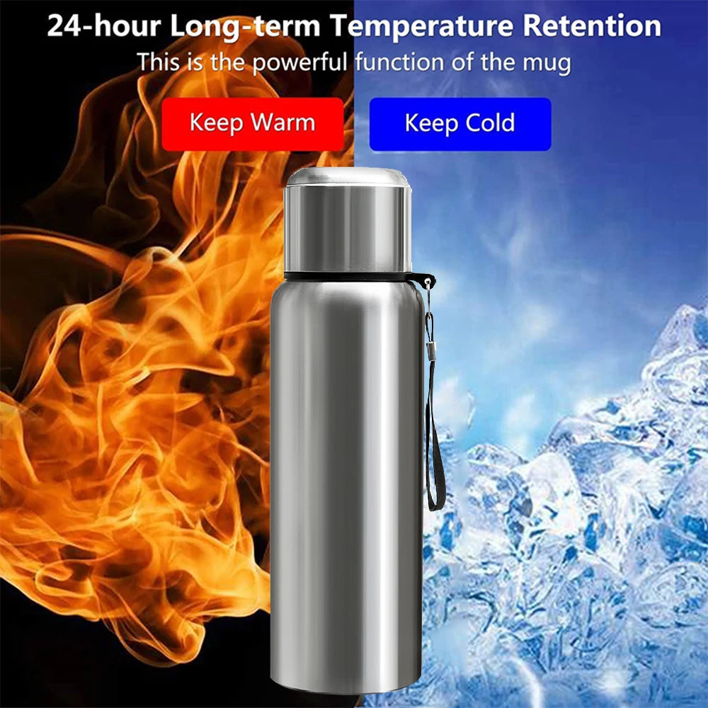 High Quality 316 Stainless Steel Thermos Bottle|LED Temperature Display|Vacuum Flasks Thermoses|Outdoor Camping