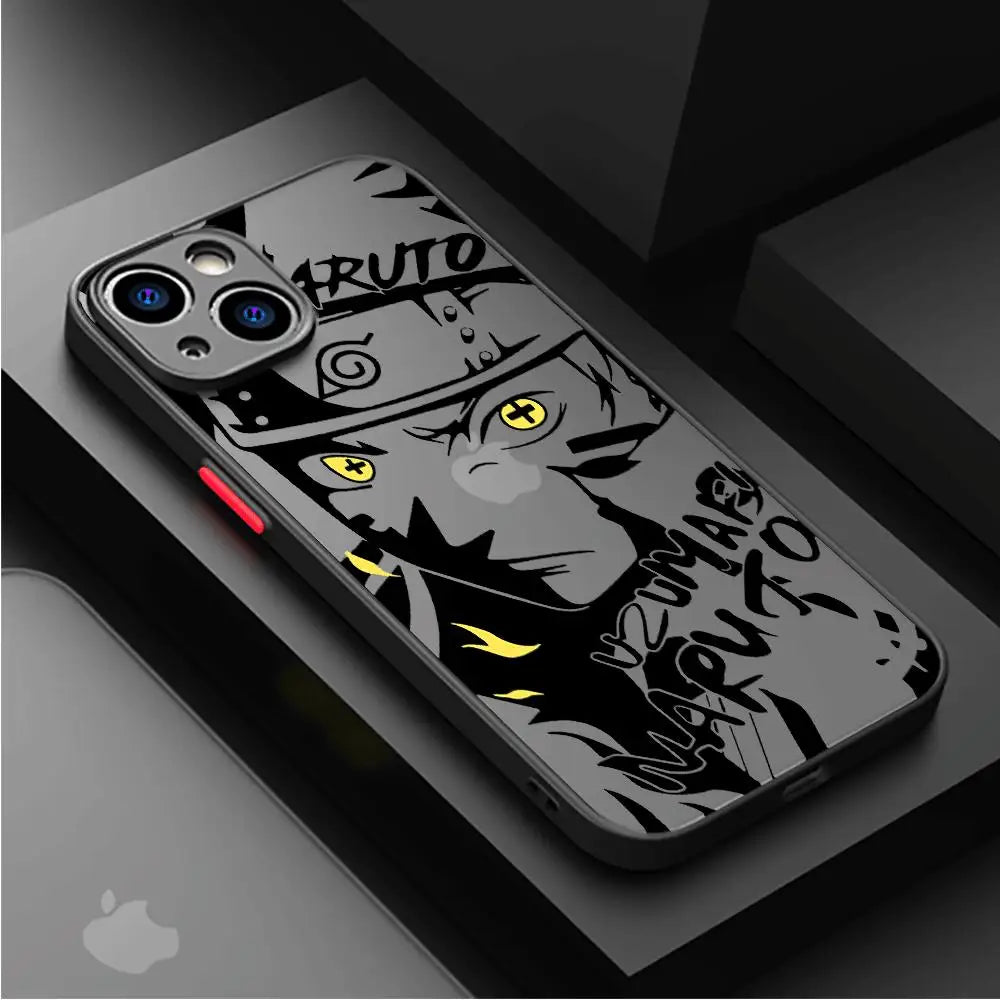 Exquisite Collectible Anime Cool-N-Narutos Phone Case for Apple iPhone|Anti-Fingerprint, Anti Scratch