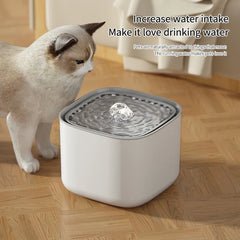 3L Cat Water Fountain Drinker: Auto-Recirculate Filter, USB Electric, Large Capacity