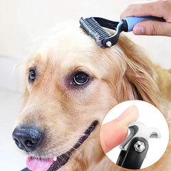 Professional Stainless Steel Pet Deshedding Brush - High-Quality Stainless Steel Grooming Tool