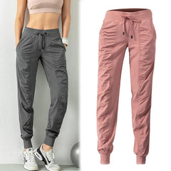 High Quality Women's Sports Athletic Pockets Quick Dry Sweatpants