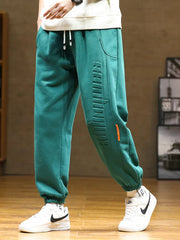 High Quality Trendy Fashion Stylish Men's Sport Cotton Loose Joggers Sweatpants with Letter Print Design