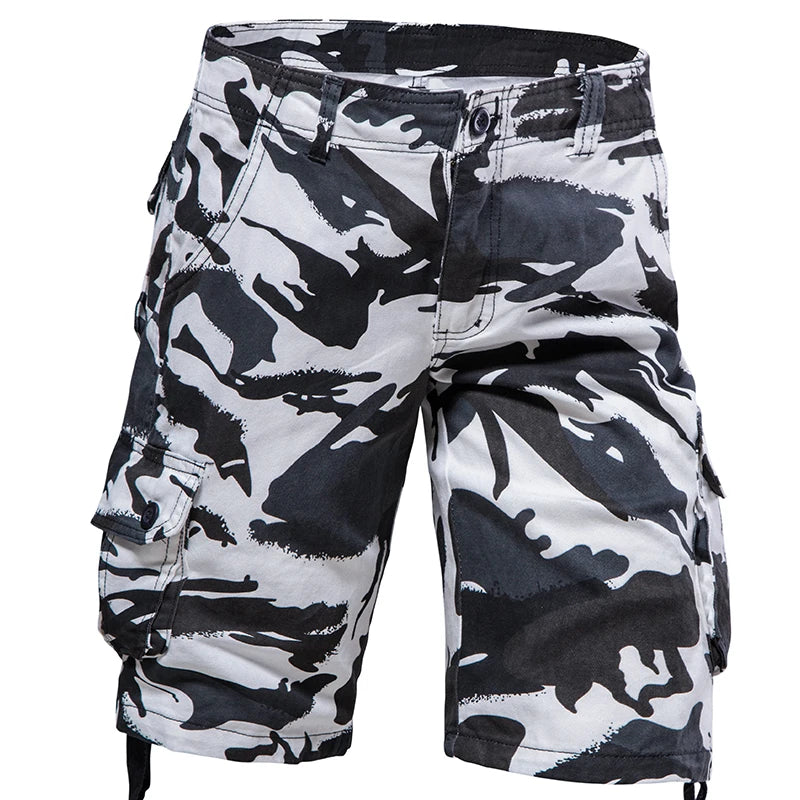 High Quality Trendy Men's Casual Cotton Camouflage Como Cargo Shorts