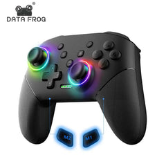 DATA FROG Wireless Controller Gamepad For Nintendo Switch OLED/Lite Console Pro with 1000Mah Battery Programmable Turbo Function