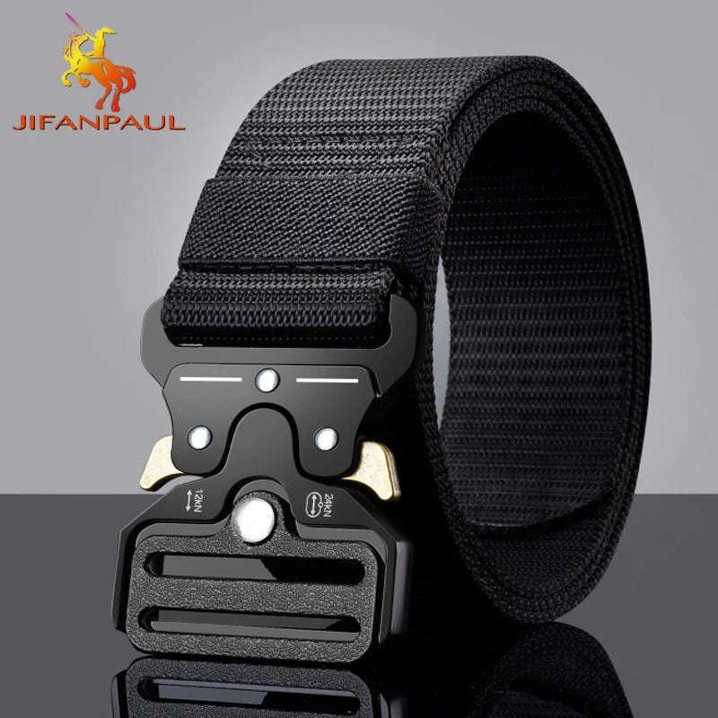Men Belt Army Tactical Multi Function Combat Survival High Quality