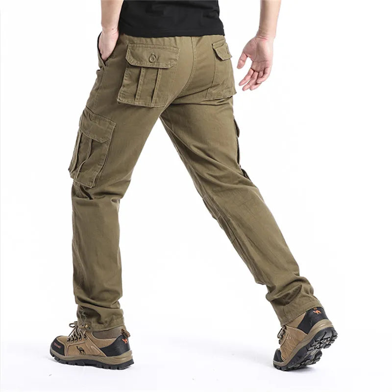 High Quality Stylish Men's Casual 100% Cotton Cargo Pants