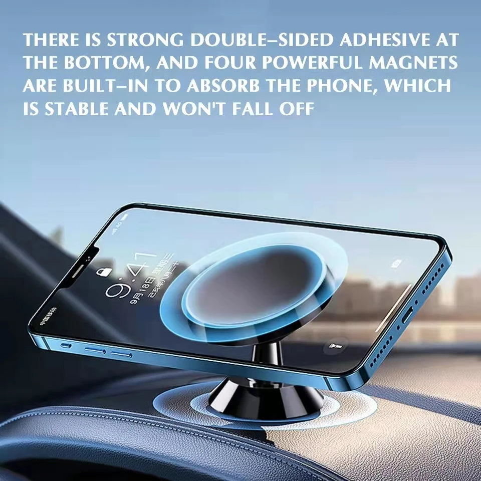 Strong 360 rotation Magnetic Car Phone Holder Magnet Mount for Mobile Cell Phone