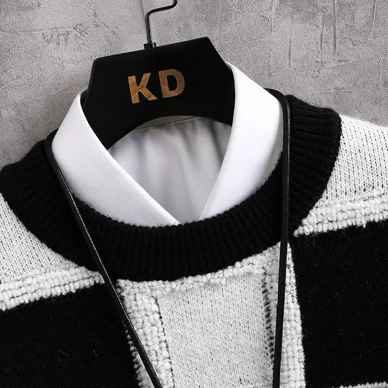Gorgeous Luxury Fashion Men's Pullovers Wool Cashmere Thick Sweaters