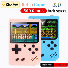 Retro Portable Mini Handheld Video Game Console Built in 500 Games 8 Bit 3.0 Inch Color LCD Kids Color Game Player