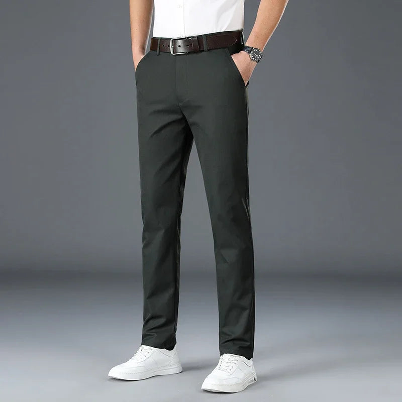 High Quality Luxury New Men's Casual Business Formal Office Suit Pants Trousers