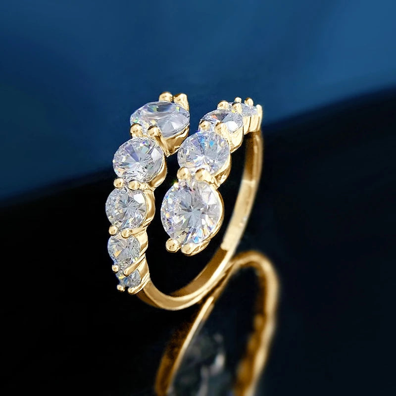 Luxury Sparkling 3.26CT VVS1/D Moissanite Ring | GRA Certificate