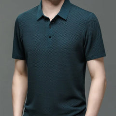 Top Quality Men's Casual Cool and Breathable Business Casual Polo Shirts