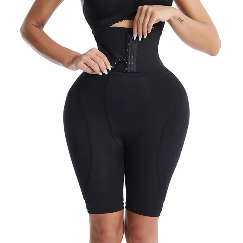 Top Quality High Waist Trainer Body Shaper with Padded Buttock Seamless Butt Lifter Tummy Control Shapewear