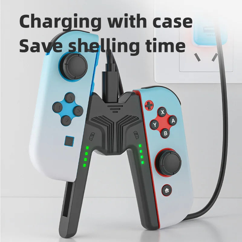 Aolion Charging Grip Bracket for Switch Joycon Handle Gaming Controller Grip for for Nintendo Switch/Lite/OLED