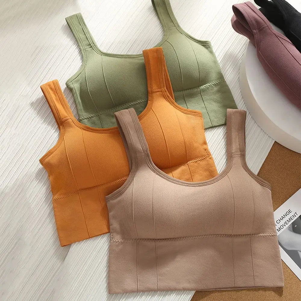 High Quality Women Junior Thermal Wire Free Breathable Sport Bras