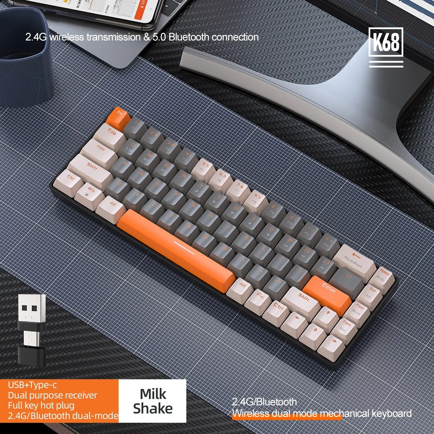 Wireless Mechanical Keyboard 