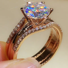 Luxury Sparkling Zirconia | Wedding Engagement Bands | Fashion Jewelry