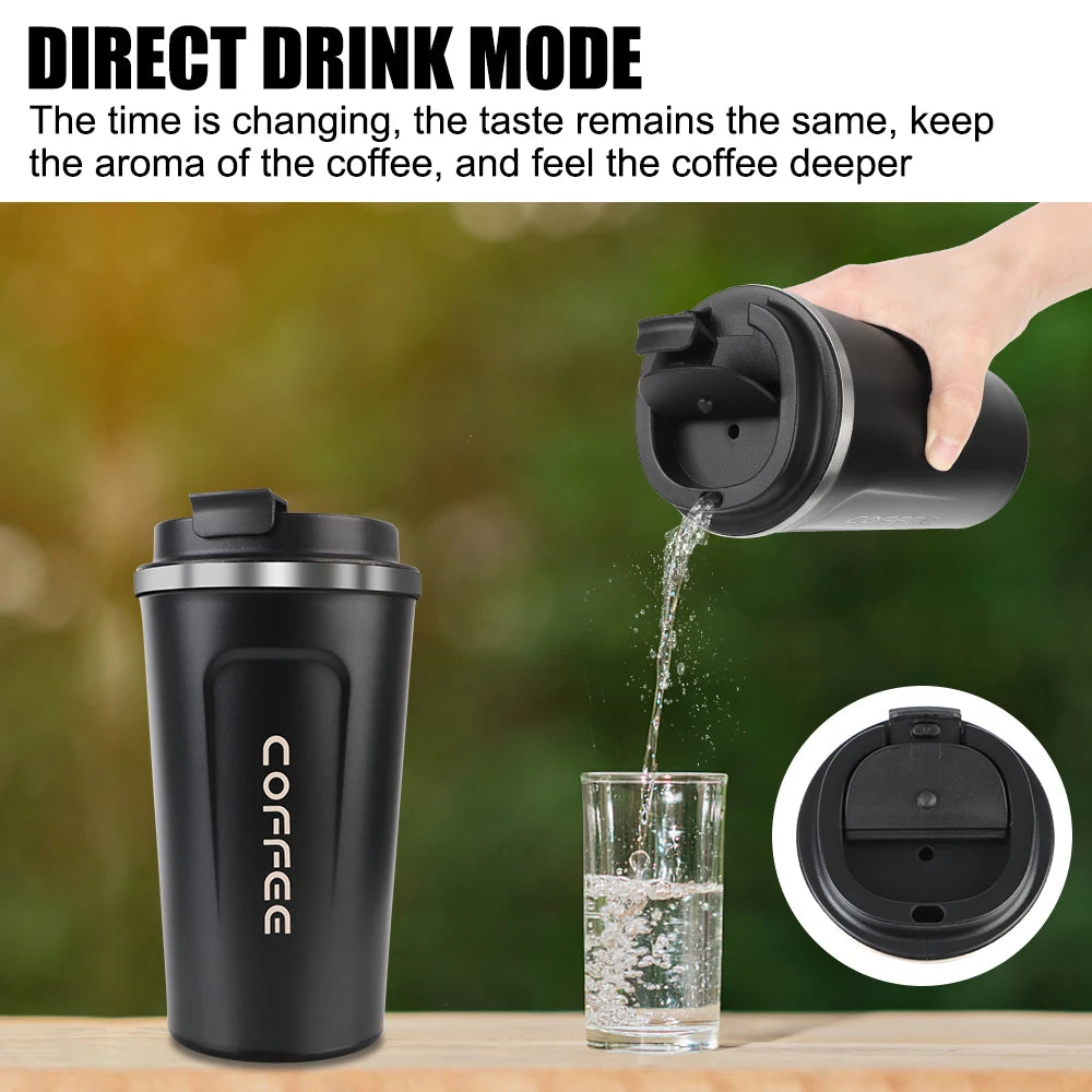 High Quality 304 Stainless Steel Thermos Coffee Mug | Vacuum Flasks and Thermoses | BPA Free and Leakproof