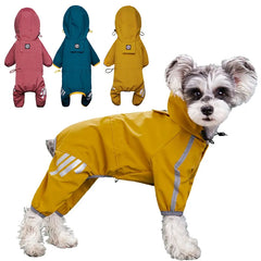 Durable Reflective Pet Raincoat