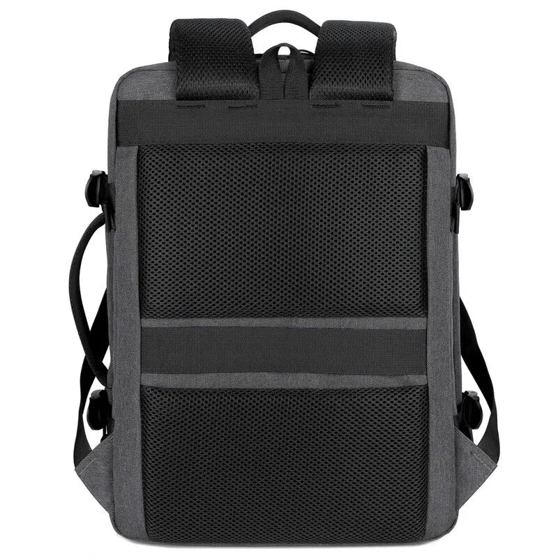 Large Men Business Backpack Expandable USB Bag Large Capacity Laptop Waterproof Fashion Backpack