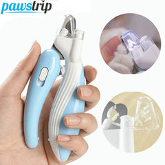 Professional Stainless steel Pet Nail Clippers with LED Light