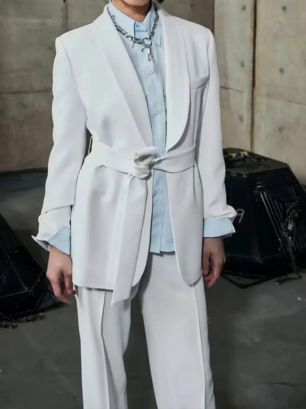 Luxury Women's Business Blazer Pant Suit Set