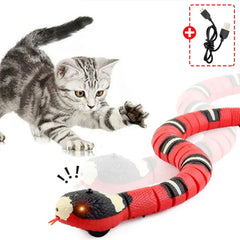 Smart Sensing Cat Toys Interactive Automatic Electronic Snake Cat Teaser
