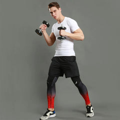 Men's High Performance Sports Compression Dry Fit Leggings Pants