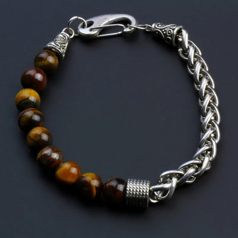 Men's Tiger Eye Bracelet