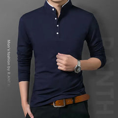High Quality Stylish Men's Cotton Casual Business Breathable Polo Shirts