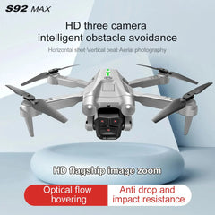 S92 HD 4K WiFI Drone with High Grip Foldable Mini RC Aerial Photography Helicopter Camera