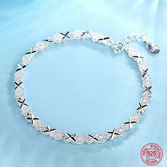 Luxury Elegant High Quality 925 Sterling Silver Multiple Styles Bracelets