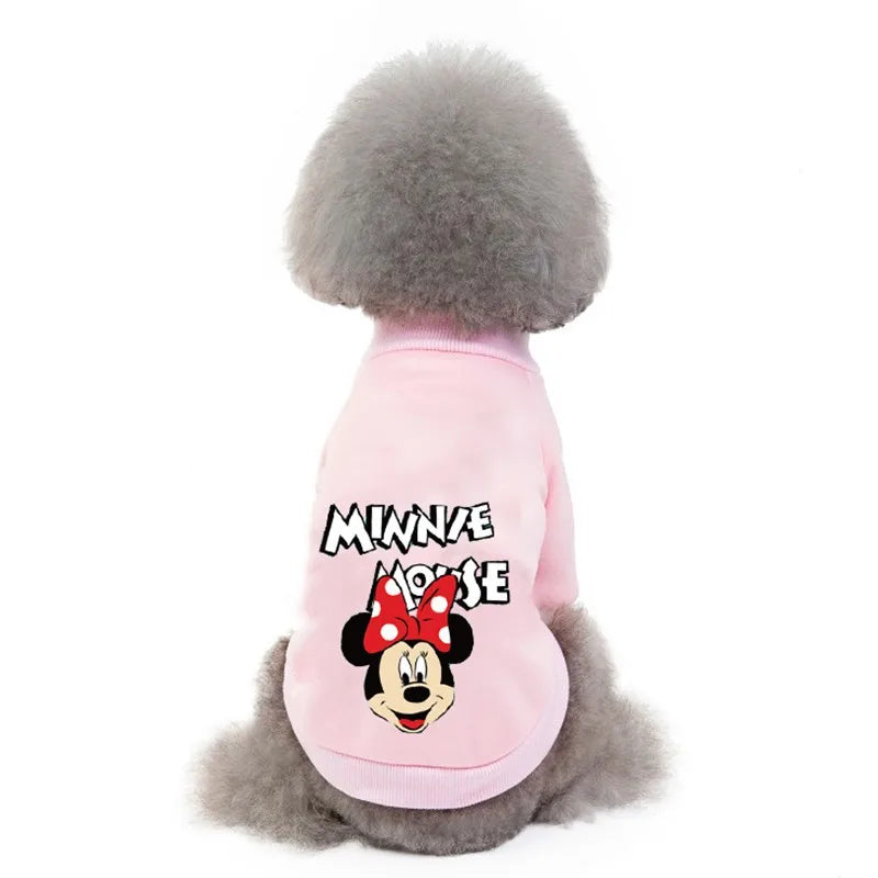 Cute Disney Mickey Winter Hoodie for Medium Dogs: Cute & Warm Pet Clothing