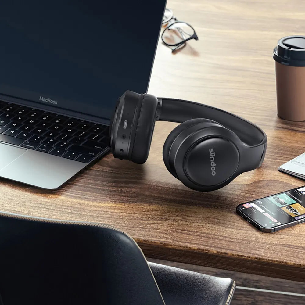 Siindoo JH919 Wireless Bluetooth Headphones Foldable Stereo Earphones Super Bass Noise Reduction