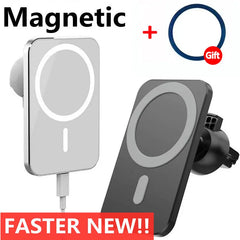 Fast Charging 30W Magnetic Car Wireless Charger for iPhone 12 to 15 Pro Max Mini Air Vent Car Phone Holder