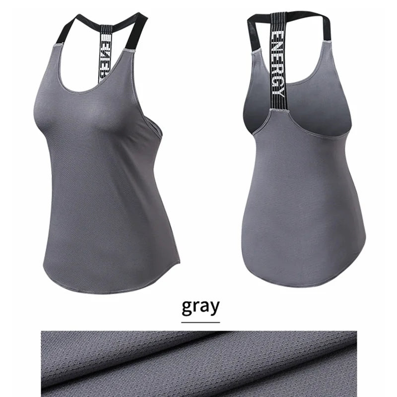 High Quality Women Sports Fitness Quick Dry Breathable Tank Tops