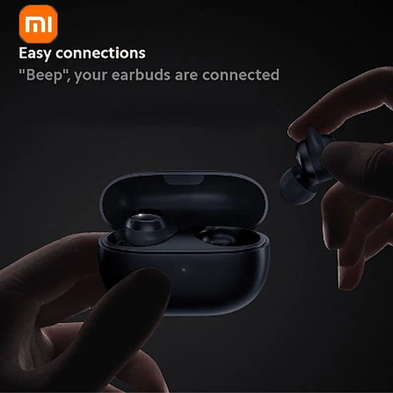 Xiaomi Redmi Buds 3 Lite TWS Wireless Bluetooth 5.2 IP54 18 Hours Battery Life Low Latency Waterproof Touch Control Headset with Mic Deep Bass for Sports & Gaming