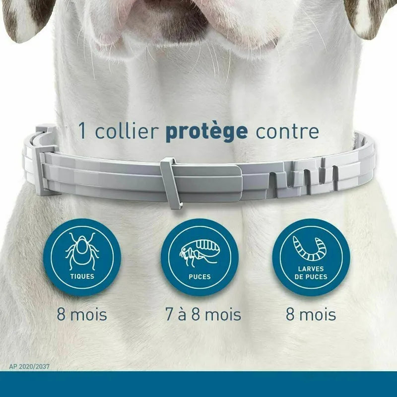 Protection Retractable Pet Collar: Anti-Flea Tick and Mosquitoes Repellent for Dogs and Cats