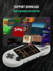 DATA FROG SF2000 Portable Handheld Retro Game Console 3 Inch IPS Built-in 6000 Retro Video Games For Kids