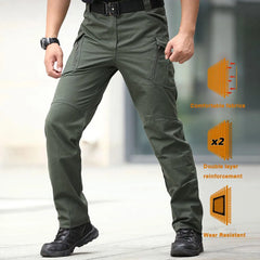 Top Quality Mens Tactical Cargo Pants Classic Outdoor Hiking Trekking Multi Pocket Trousers