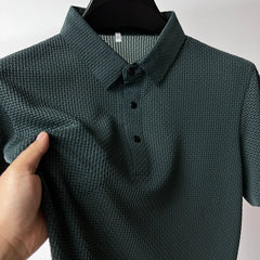Top Quality Men's Casual Cool and Breathable Business Casual Polo Shirts